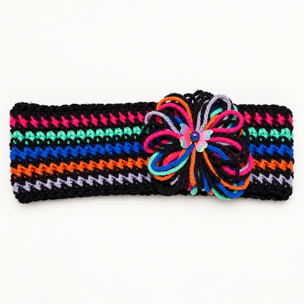 Cleaned multi-color headband photo