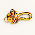 Cleaned-up candy-corn necklace lanyard