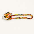 Cleaned-up candy-corn wristlet