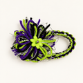 Cleaned-up purple-and-green necklace lanyard
